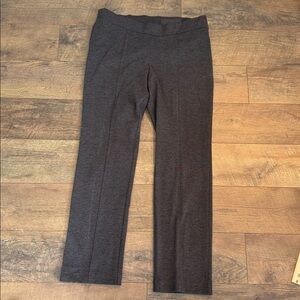 Rafaella‎ Women’s Straight Leg Knit Charcoal Trousers Size 12